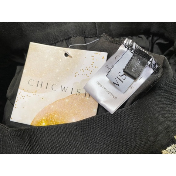 Chicwish 3D Floral Applique Maxi Skirt - Picture 7 of 9